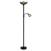 Globo Lámpara de pie Blade (Altura: 178 cm, Negro, Negro, Portalámparas: E27) | BAUHAUS
