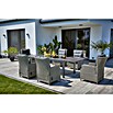 Sunfun Maja Gartentisch Stone (L x B x H: 300 x 100 x 74 cm, Tischplatte aus Stein, Ausziehbar, Anthrazit) | BAUHAUS