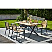 Sunfun Garten-Tischplatte (L x B: 180 x 90 cm, Teakholz, Baumkante) | BAUHAUS