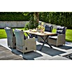 Sunfun Garten-Tischplatte (L x B: 180 x 90 cm, Teakholz, Baumkante) | BAUHAUS