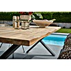 Sunfun Garten-Tischplatte (L x B: 180 x 90 cm, Teakholz, Baumkante) | BAUHAUS
