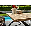 Sunfun Garten-Tischplatte (L x B: 180 x 90 cm, Teakholz, Baumkante) | BAUHAUS