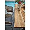 Sunfun Garten-Tischplatte (L x B: 180 x 90 cm, Teakholz, Baumkante) | BAUHAUS