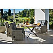 Sunfun Pauline Geflechtsofa (B x T x H: 114 x 81 x 101 cm, Polyrattan, Bambusgrau) | BAUHAUS