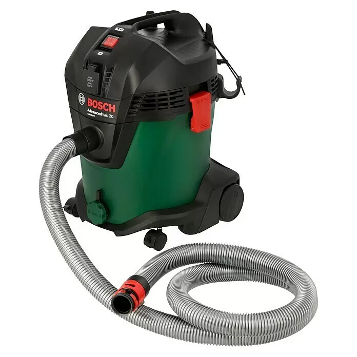 Bosch Elektro-Nass- & Trockensauger AdvancedVac 201.200 W, Behältervolumen: 20 l - Diagonale Ansicht
