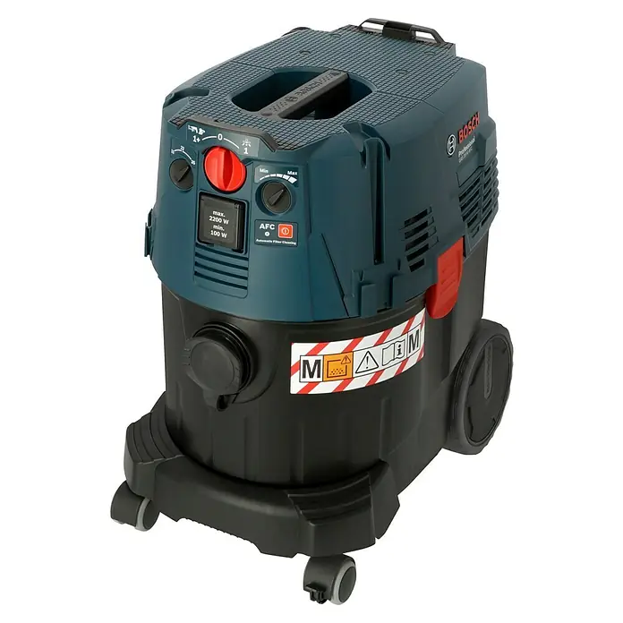 Bosch Professional Elektro-Nass- & Trockensauger GAS 35 M AFC - 1.200 W, Behältervolumen: 35 l, Mit Beutel - Bosch Professional GAS 35 M AFC Nass-/Trockensauger mit automatischer Filterreinigung für Baustellen und Werkstätten.