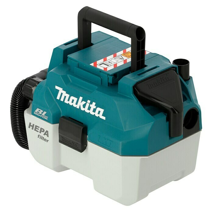 Makita LXT 18V Aspirador en seco y húmedo de batería DVC750LZX3 (18 V, Sin batería, Volumen de recipiente: 7,5 l) | BAUHAUS
