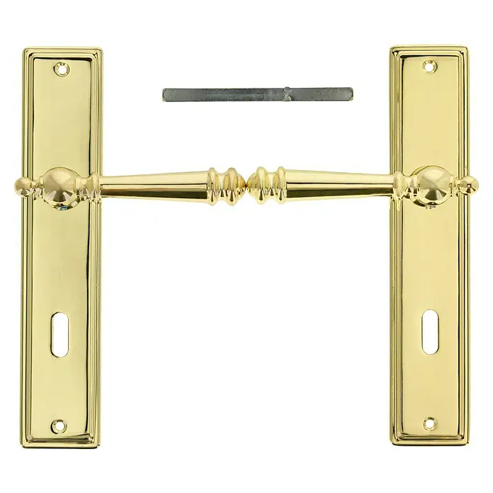 Diamond Doors Classic Drückergarnitur Classic Indiana - Buntbart, Sonstiges - Elegante goldene Türgriffe mit Griffen und Beschlägen im klassischen Stil. Diese hochwertigen Türbeschläge verleihen jeder Tür einen Hauch von Luxus.