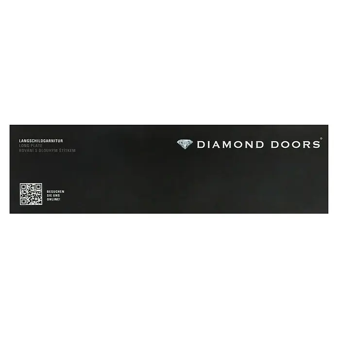 Diamond Doors Classic Drückergarnitur Classic Indiana - Buntbart, Sonstiges - Abbildung eines Schildes mit dem Logo von Diamond Doors, das für hochwertige Türbeschläge steht.