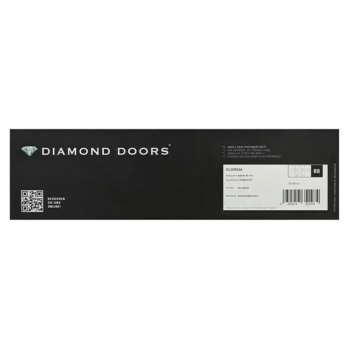 Diamond Doors Classic Drückergarnitur Classic FloridaBuntbart View From Below