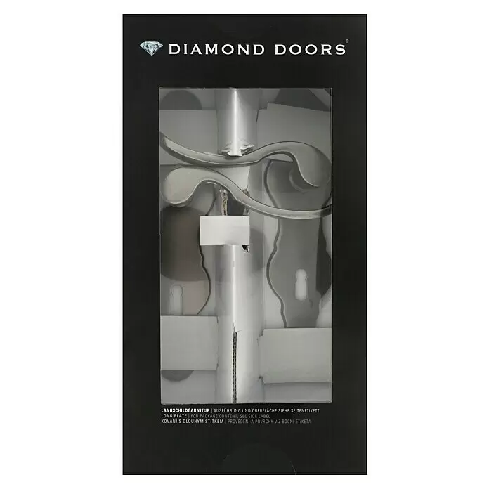 Diamond Doors Classic Drückergarnitur Classic FloridaBuntbart Front View