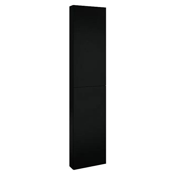 Riva Hochschrank Compact/Vulcano40 x 12,6 x 180 cm, Schwarz
