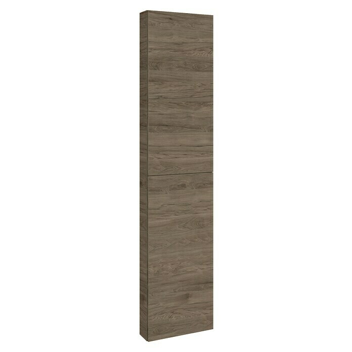 Riva Compact Hochschrank (40 x 12,6 x 180 cm, Dunkle Hickory Eiche) | BAUHAUS