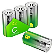 GP Super Alkaline-Batterie (Baby C, Alkali-Mangan, 1,5 V, Anzahl: 4 Stk.) | BAUHAUS