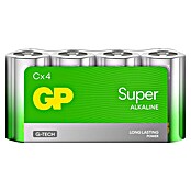 GP Super Alkaline-Batterie (Baby C, Alkali-Mangan, 1,5 V, Anzahl: 4 Stk.) | BAUHAUS