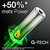 GP Super Alkaline-Batterie (Micro AAA, Alkali-Mangan, 1,5 V, Anzahl: 24 Stk.) | BAUHAUS