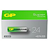 GP Super Alkaline-Batterie (Mignon AA, Alkali-Mangan, 1,5 V, Anzahl: 24 Stk.) | BAUHAUS