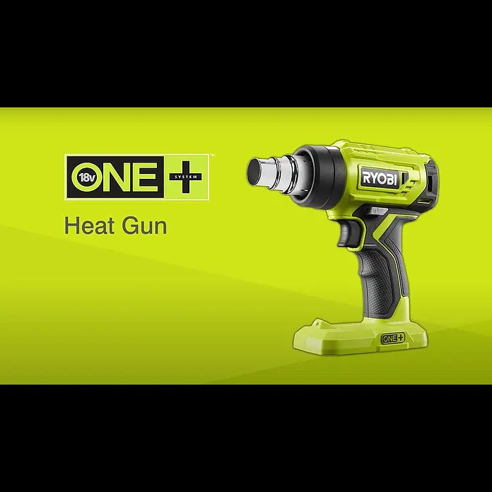 Ryobi ONE+ Akku-Heißluftgebläse R18HG-0 - 0 °C - 470 °C, Ohne Akku - 18V Cordless Heat Gun Introduction [R18HG]