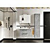 Riva Compact Hochschrank (40 x 12,6 x 180 cm, Beton-Optik) | BAUHAUS