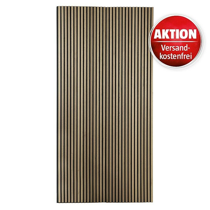 FibroTech Akustikpaneel Premium (Oiled Oak, 2.440 x 605 x 22 mm) | BAUHAUS