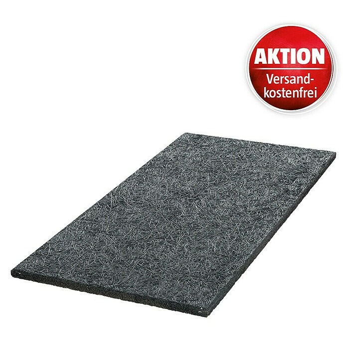 FibroTech Akustikplatte Multi Fein (Tiefschwarz, 1.200 x 600 x 25 mm, 0,72 m²) | BAUHAUS