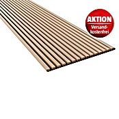 FibroTech Akustikpaneel Unika 25 (Light Oak, 2.440 x 600 x 22 mm) | BAUHAUS