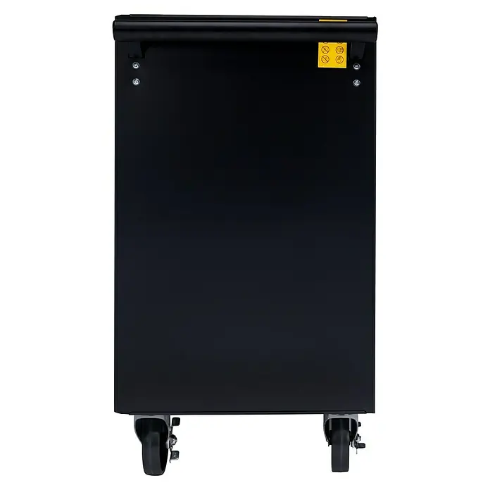 Wisent Werkstattwagen Red Edition - 45,9 x 67,8 x 84 cm, Metall, Ohne Werkzeug - Schwarzer Mobiler Werkzeugschrank. Der Schrank verfügt über Rollen und eine robuste Konstruktion. Ideal für Werkstätten.