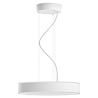 Philips Hue LED-Pendelleuchte rund Enrave (33,5 W, 47 x 47 x 20,9 cm, Weiß, Warmweiß)