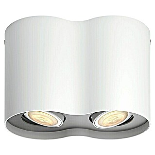 Philips Hue LED-Spot Pillar (10 W, 17,6 x 21,9 x 14 cm, GU10, Weiß)