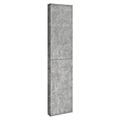 Riva Compact Hochschrank (40 x 12,6 x 180 cm, Beton-Optik) | BAUHAUS