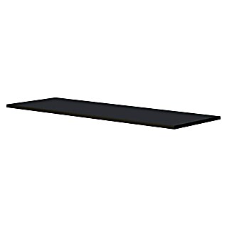 Allibert Wastafelblad Border (46 x 120 x 1,9 cm, Zwart)