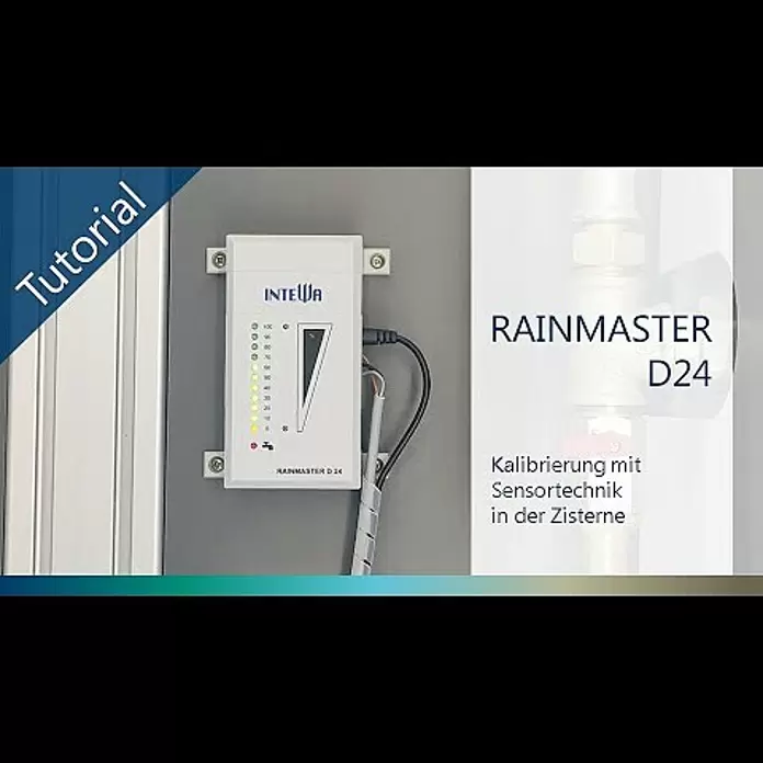 Intewa Zubehörsortiment Rainmaster Steuerung zur Trinkwassernachspeisung - Messverfahren: Kapazitiv - RAINMASTER D24 - Füllstandsanzeige für Zisterne - Kalibrierung mit Sensortechnik