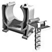 Rohrschellen-Set (Außendurchmesser: 25 mm, Kunststoff, Zur Verlegung von 15 m) | BAUHAUS