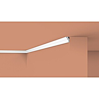 Nmc Decoflair Zierprofil Deckenleiste D2 (2 Stk., 2 m x 17 mm x 25 mm, Extrudiertes Polystyrol (XPS))