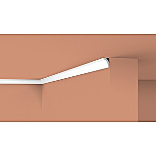 Nmc Decoflair Zierprofil Deckenleiste C6 (2 m x 20 mm x 30 mm, Hochverdichtetes extrudiertes Polymer (HDPS))