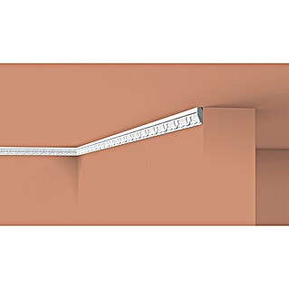 Nmc Decoflair Zierprofil Deckenleiste E12 (2 m x 10 mm x 30 mm, Expandiertes Polystyrol (EPS))
