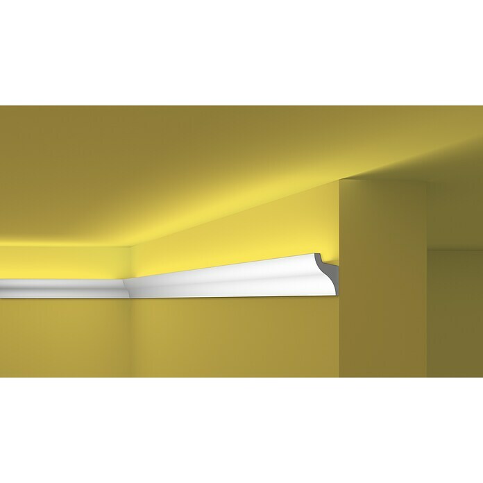 Decoflair Zierleiste Lichtleiste CL14, Set, 6 x 2 m