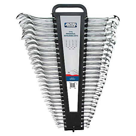 Alpha Tools Ringmaulschlüssel-Satz (Schlüsselweite: 6 mm - 32 mm)