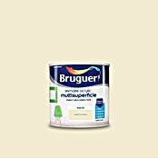 Bruguer Esmalte de color Acrylic Multisuperficie blanco hueso (250 ml, Mate)