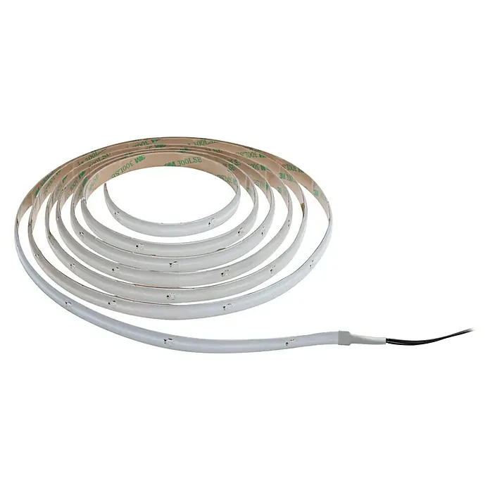 Paulmann LED-Band Outdoor Solar - Länge: 300 cm, Lichtfarbe: RGB, 220 V - 240 V - LED-Streifen mit 3M-Klebeband aufgerollt. Ideal für dekorative Beleuchtung in Innenräumen, einfach anzubringen und vielseitig einsetzbar.