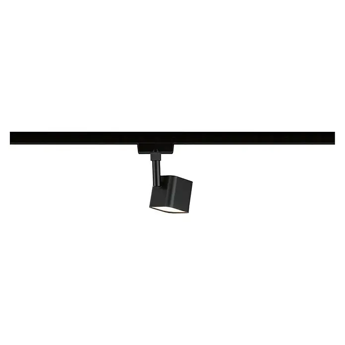 Paulmann URail LED-Spot Muri - Schwarz-matt, 5 x 5 x 14 cm - Schwarze Stromschienenleuchte mit verstellbarem Kopf, ideal für flexible Beleuchtungslösungen in modernen Innenräumen.