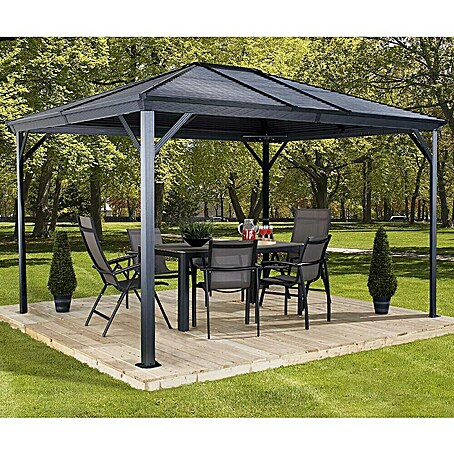 Sojag Standard-Pavillon Ventura 10 x 14 (B x T: 423 x 296 cm, Farbe Gestell: Anthrazit, Aluminium)