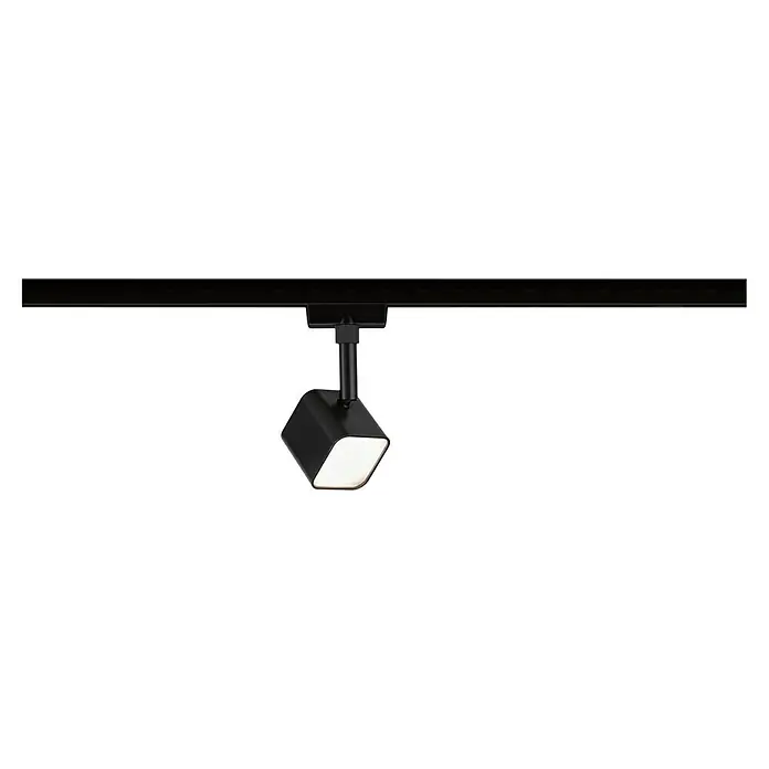 Paulmann URail LED-Spot Muri - Schwarz-matt, 5 x 5 x 14 cm - Schwarzer LED-Strahler an einer Schiene, der ein modernes und gerichtetes Licht für Innenräume bietet. Das Design des Strahlers ist elegant und funktional.