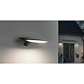 Paulmann LED-Solar-Außenwandleuchte Kiran (Bewegungsmelder, Kunststoff, Warmweiß, Anthrazit)