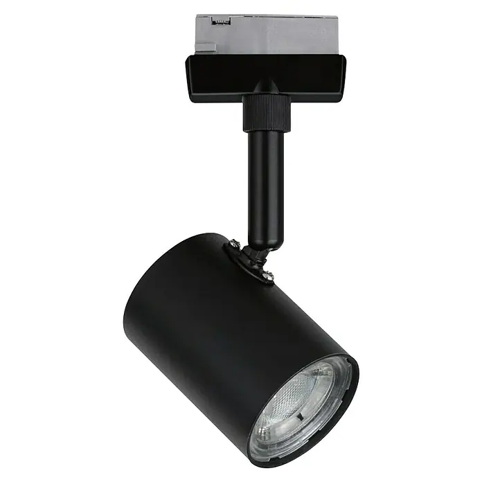 Paulmann URail LED-Spot Limba - Schwarz-matt, 5 x 7 x 15 cm - Schwarzer Strahler mit zylindrischem Kopf und verstellbarem Arm für gerichtete Beleuchtung. Ideal für Akzentbeleuchtung.