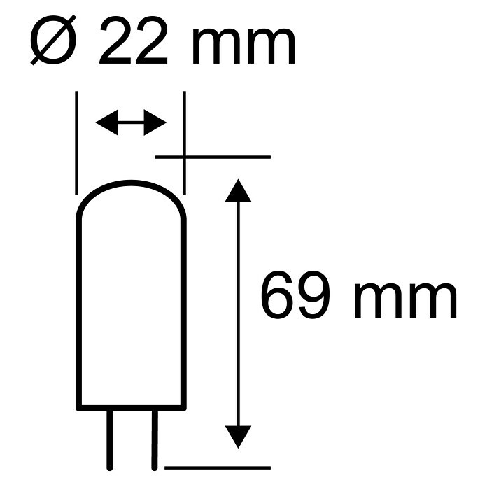 Paulmann LED-Lampe (G9, Dimmbar, Warmweiß, 800 lm, 7,2 W) | BAUHAUS