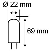 Paulmann LED-Lampe (G9, Dimmbar, Warmweiß, 800 lm, 7,2 W) | BAUHAUS