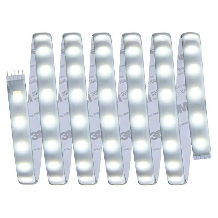 Paulmann MaxLED 500 LED-Band Tunable White IP44 - Länge: 250 cm, Lichtfarbe: Mehrfarbig, 16 W, 1.175 lm - LED-Streifen mit hellem, weissem Licht und 3M Klebeband auf der Rückseite, ideal für indirekte Beleuchtung und Dekoration.