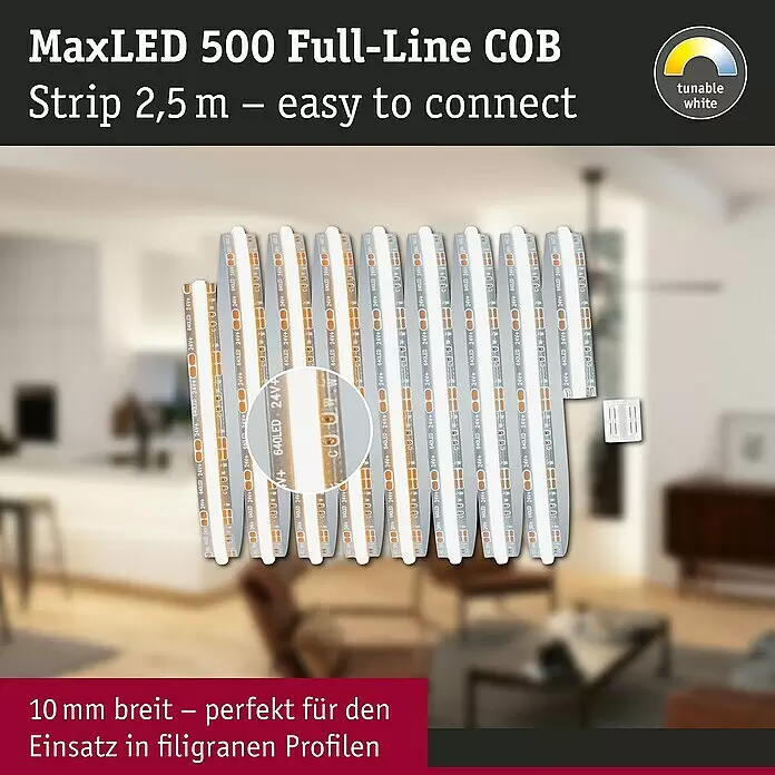 Paulmann MaxLED 500 Basis-Set Full-Line Tunable White250 cm, Mehrfarbig