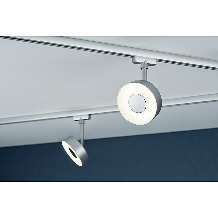 Paulmann URail LED-Spot Circle 3-Step-Dim (Chrom-matt, Warmweiß) | BAUHAUS